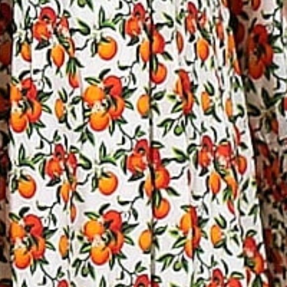 Coco Fennell Dolly Midi Dress in Oranges UK6/US2 NWT - Picture 4 of 6